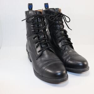 Ariat Heritage Contour II H2O Black Leather Boots Men’s 9.5D